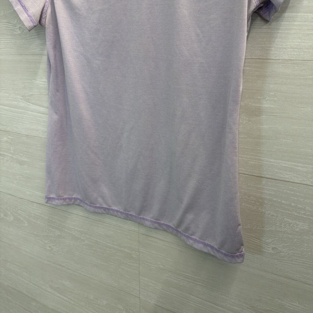 Adidas Lavender Short Sleeve Top Medium