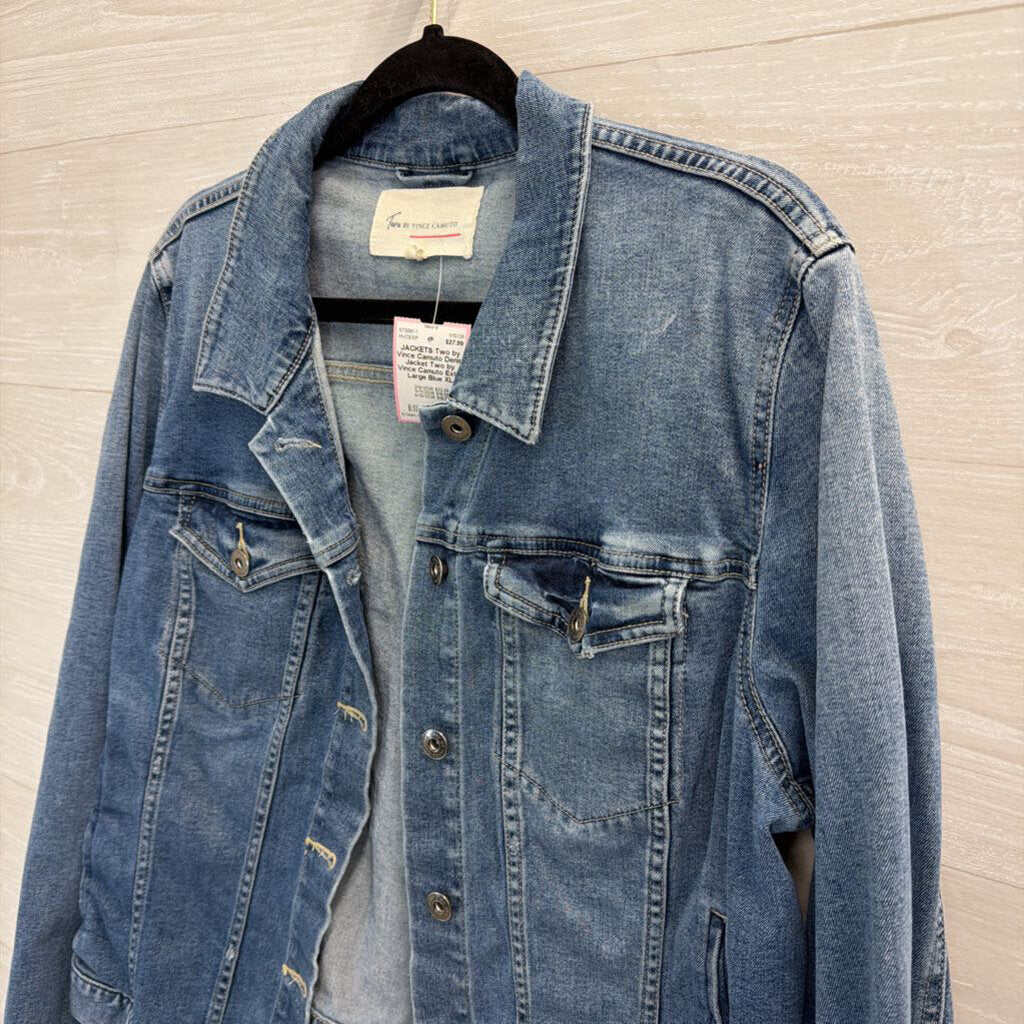 Denim Jacket Two by Vince Camuto Extra Large