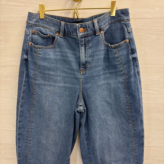 Talbots Relaxed Barrel Jean Medium Wash 10