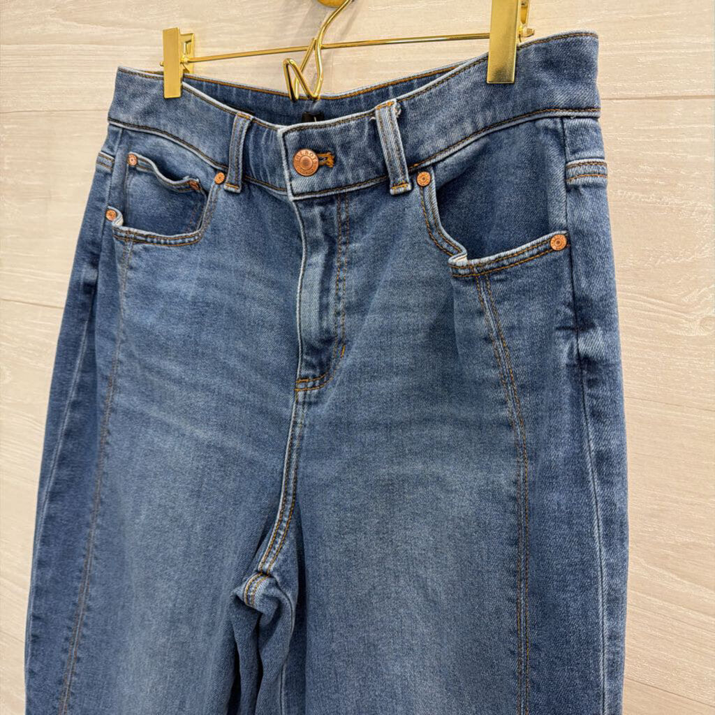 Talbots Relaxed Barrel Jean Medium Wash 10