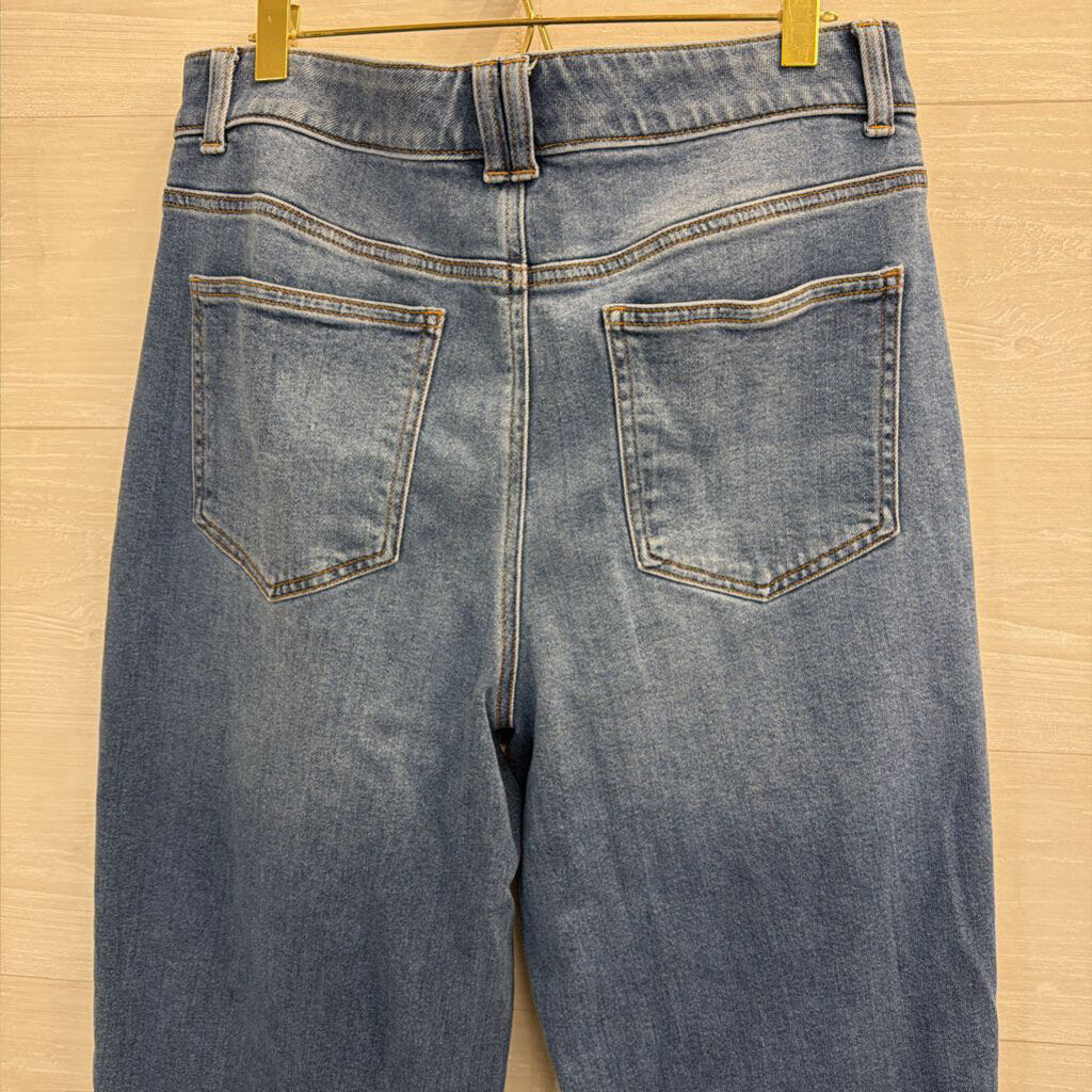 Talbots Relaxed Barrel Jean Medium Wash 10