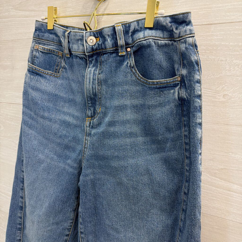 Talbots Relaxed Barrel Jean Medium Wash 10