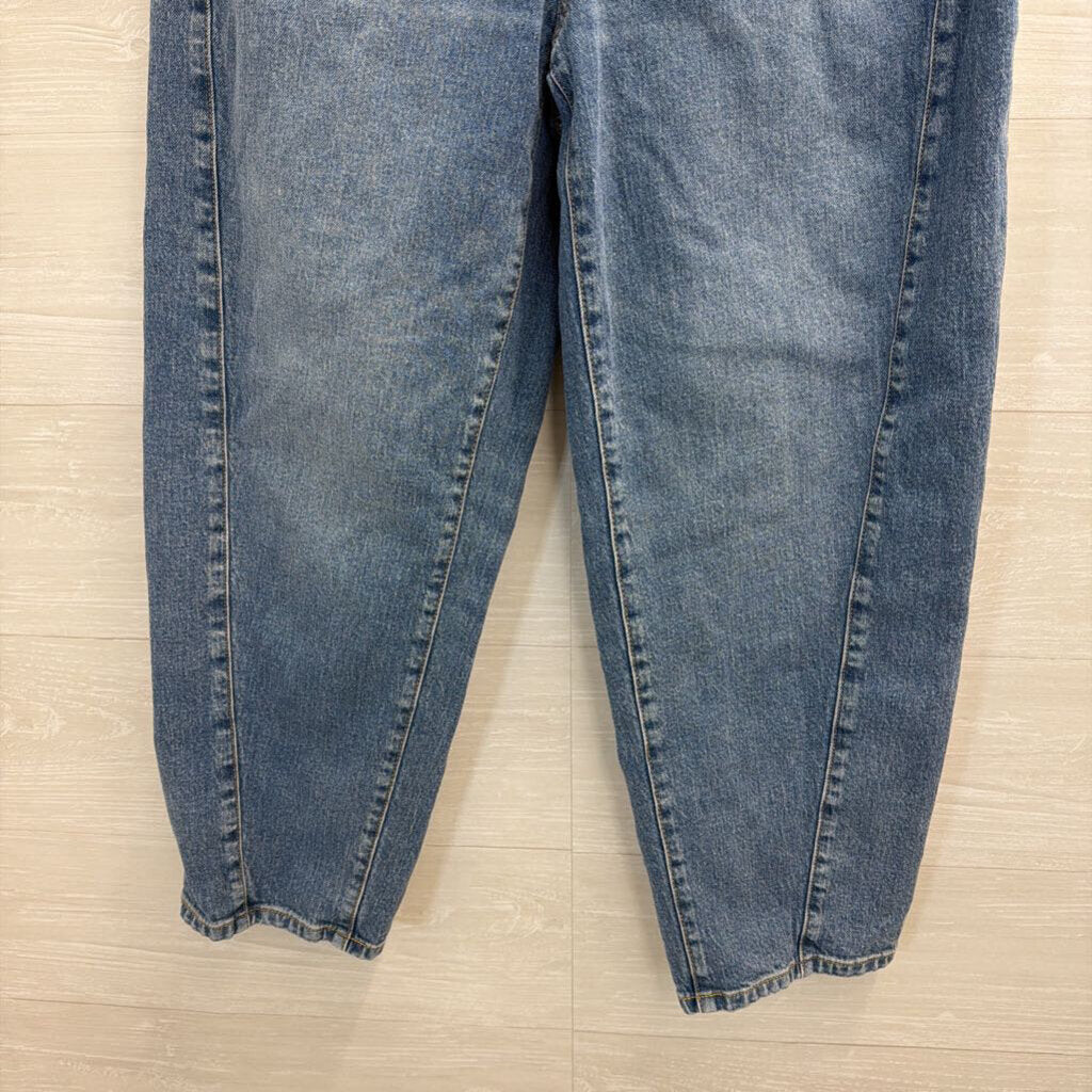 Talbots Relaxed Barrel Jean Medium Wash 10