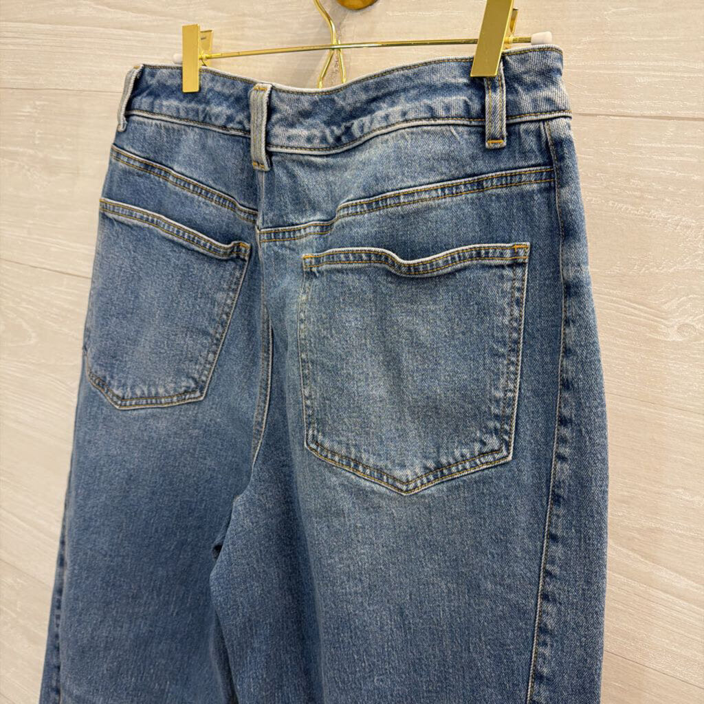 Talbots Relaxed Barrel Jean Medium Wash 10