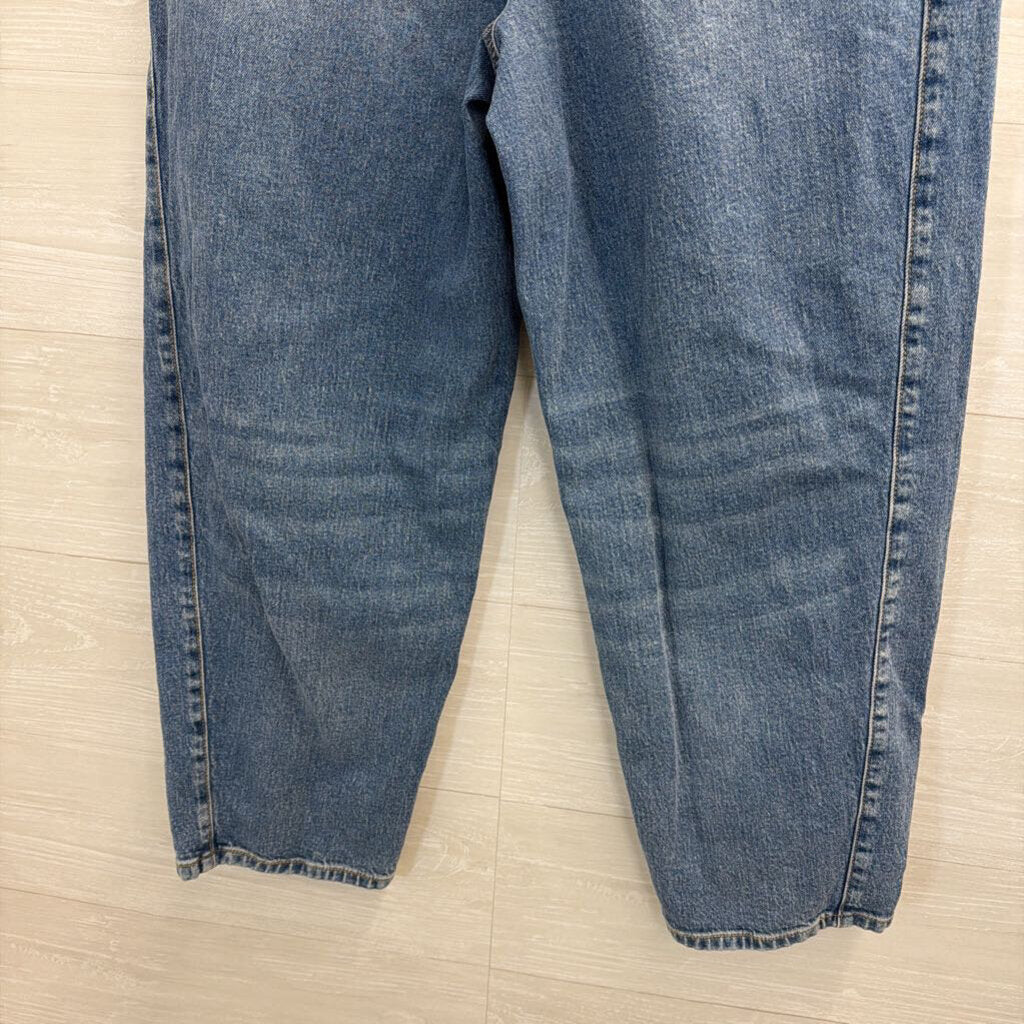 Talbots Relaxed Barrel Jean Medium Wash 10