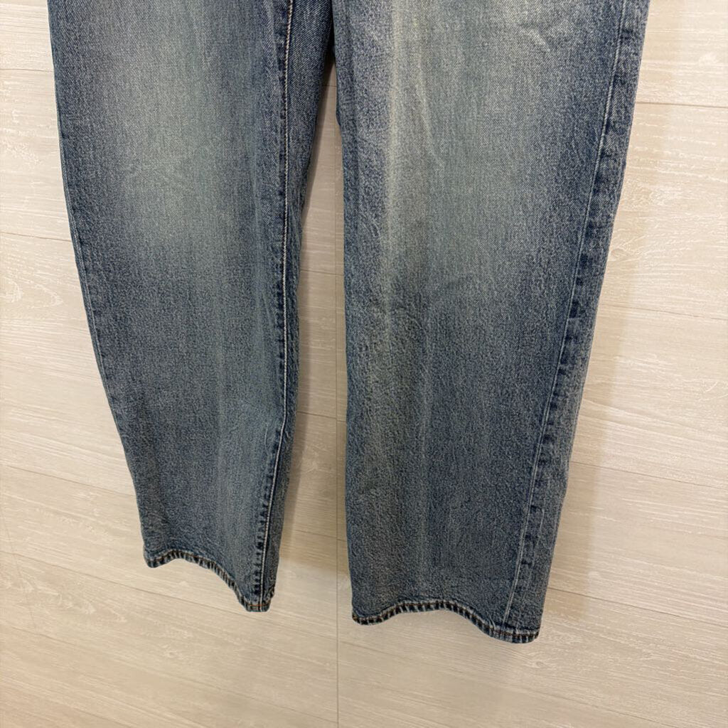 Lucky Brand Wide Leg Medium Wash Jeans 12