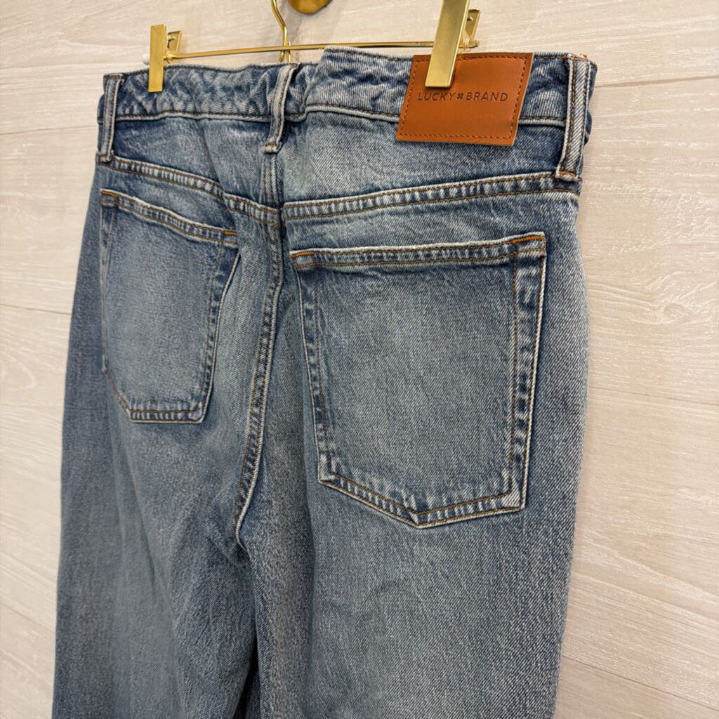 Lucky Brand Wide Leg Medium Wash Jeans 12