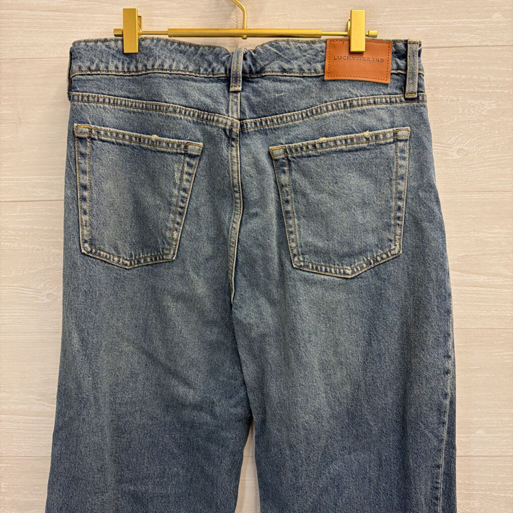Lucky Brand Wide Leg Medium Wash Jeans 12