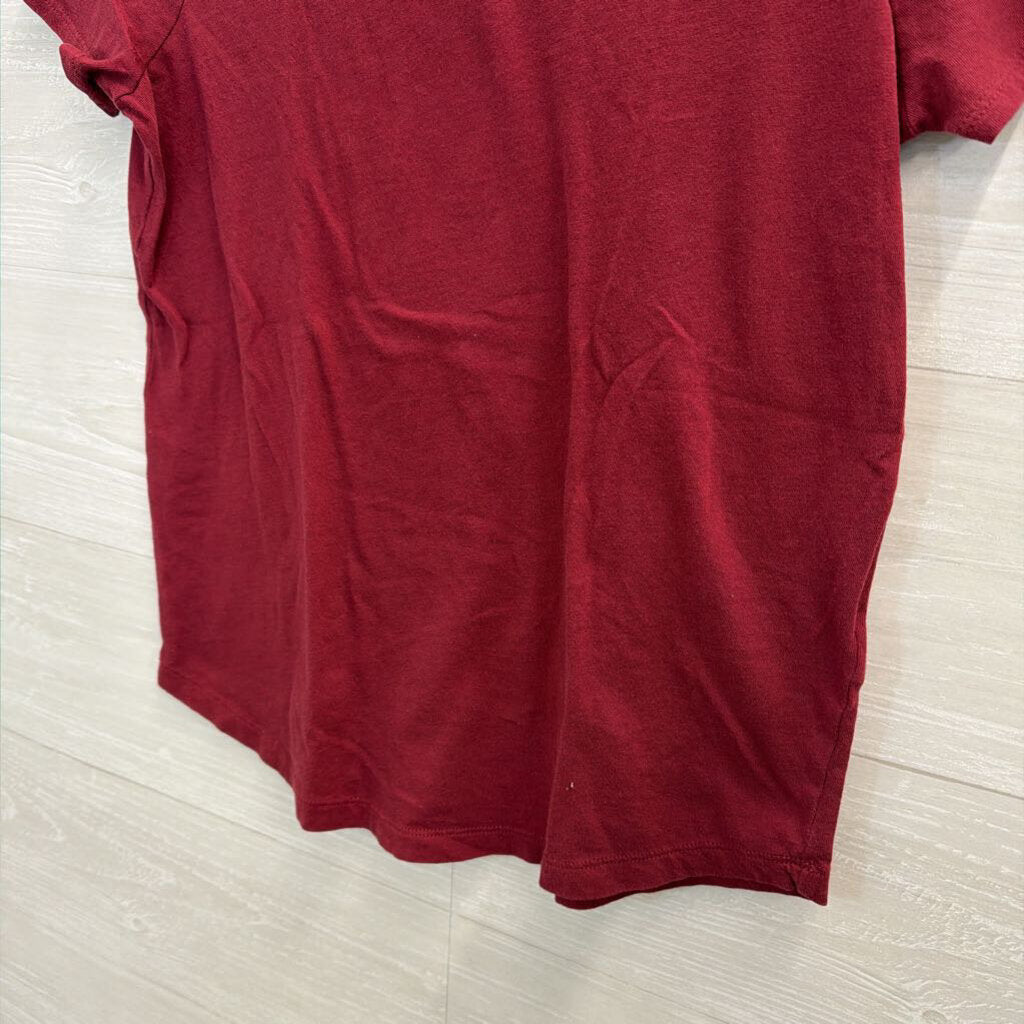 Madewell Softfade Tee Burgundy Small