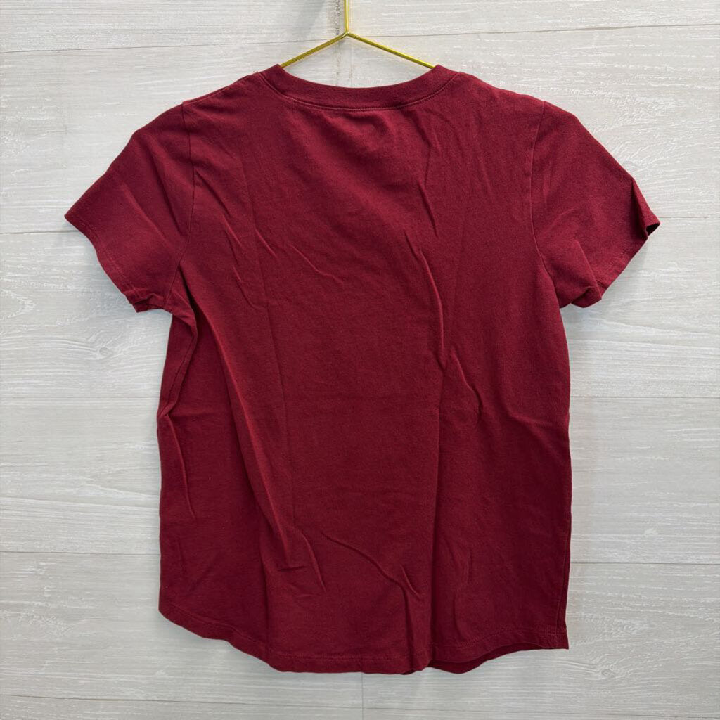 Madewell Softfade Tee Burgundy Small