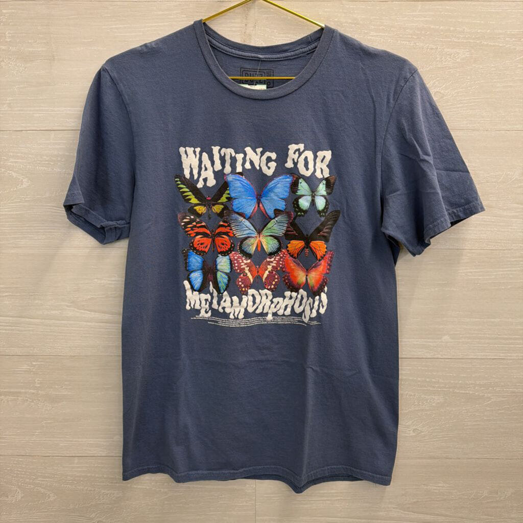 Buzz Waiting for Metamorphosis Blue T-shirt Medium