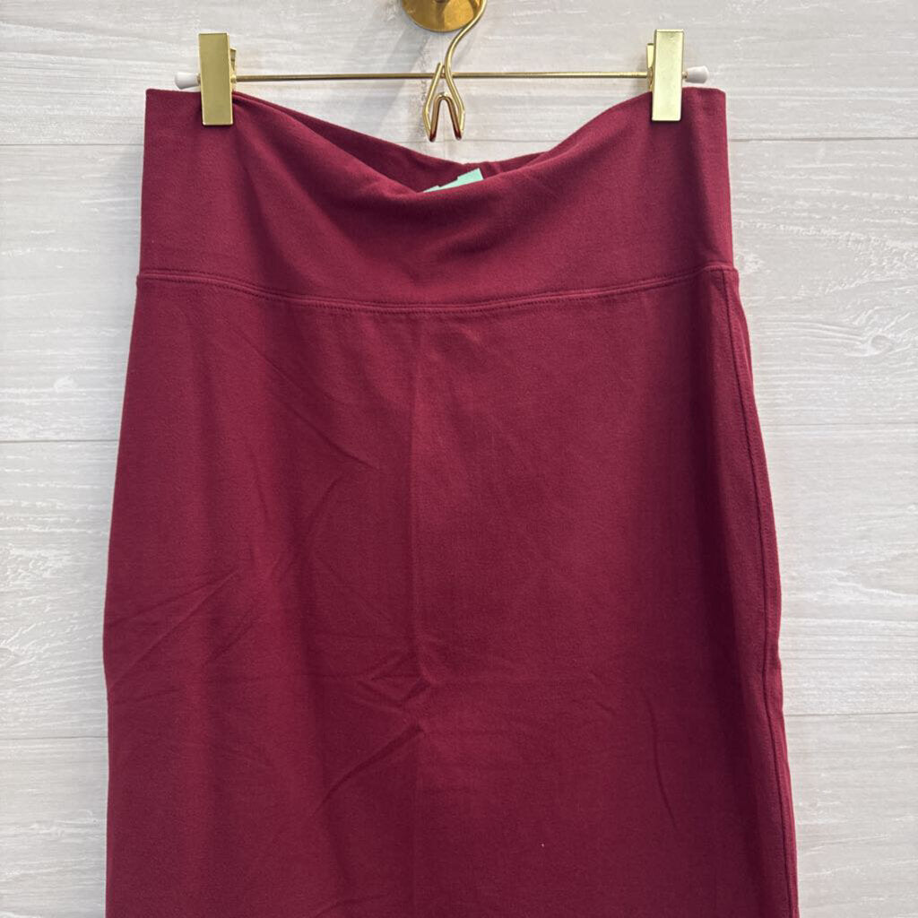 Athleta Burgundy Athletic Skirt Small