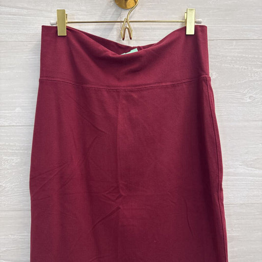 Athleta Burgundy Athletic Skirt Small