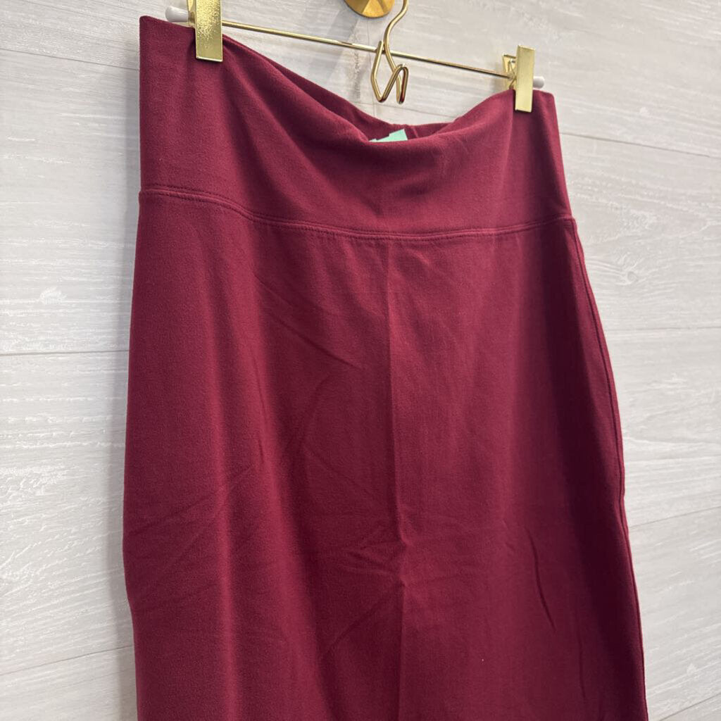 Athleta Burgundy Athletic Skirt Small