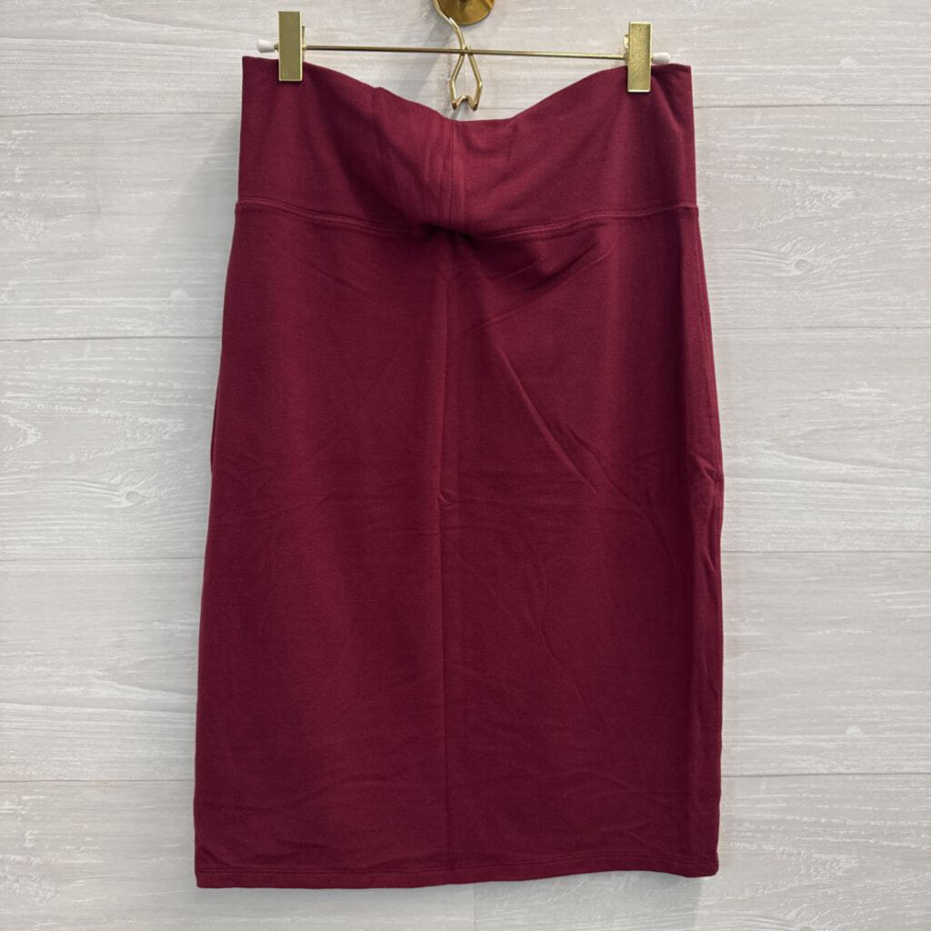 Athleta Burgundy Athletic Skirt Small