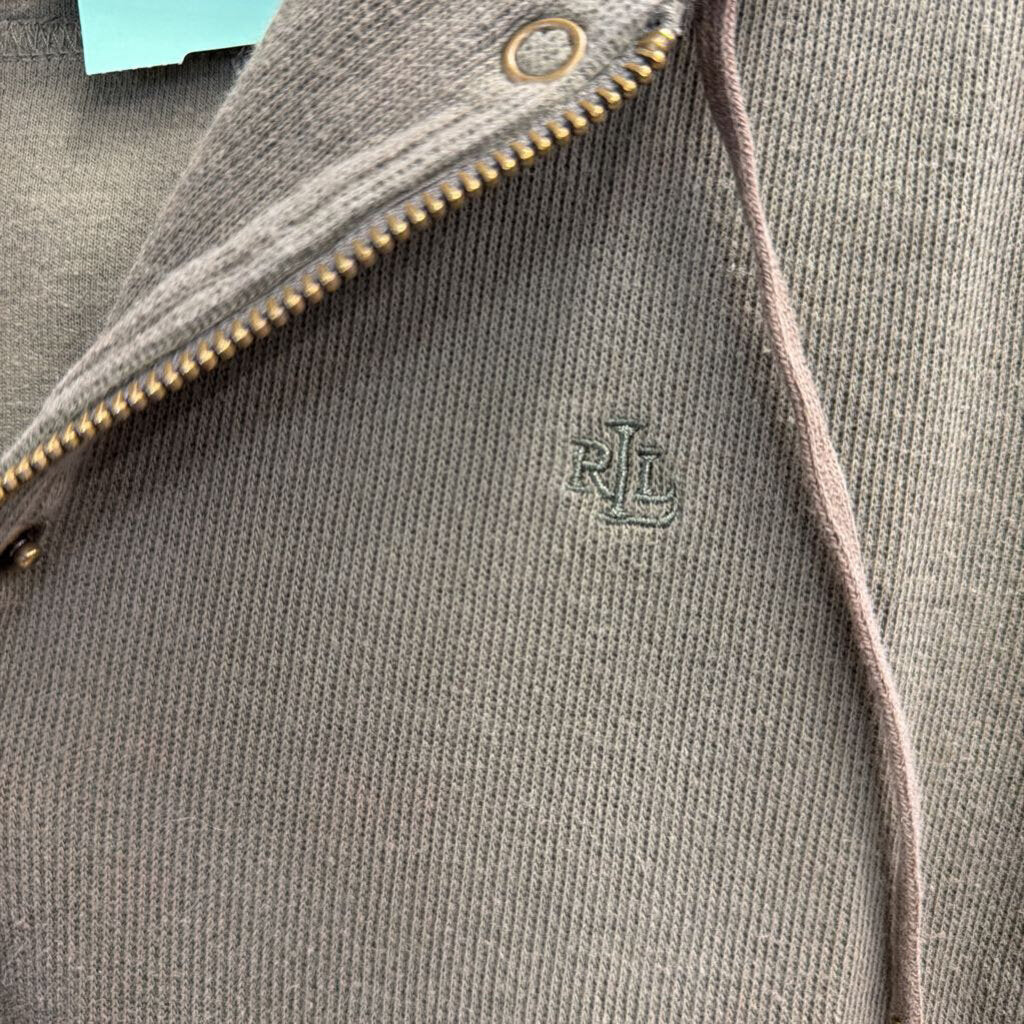Lauren Ralph Lauren Olive Green Jacket Gold Buttons Medium Petite