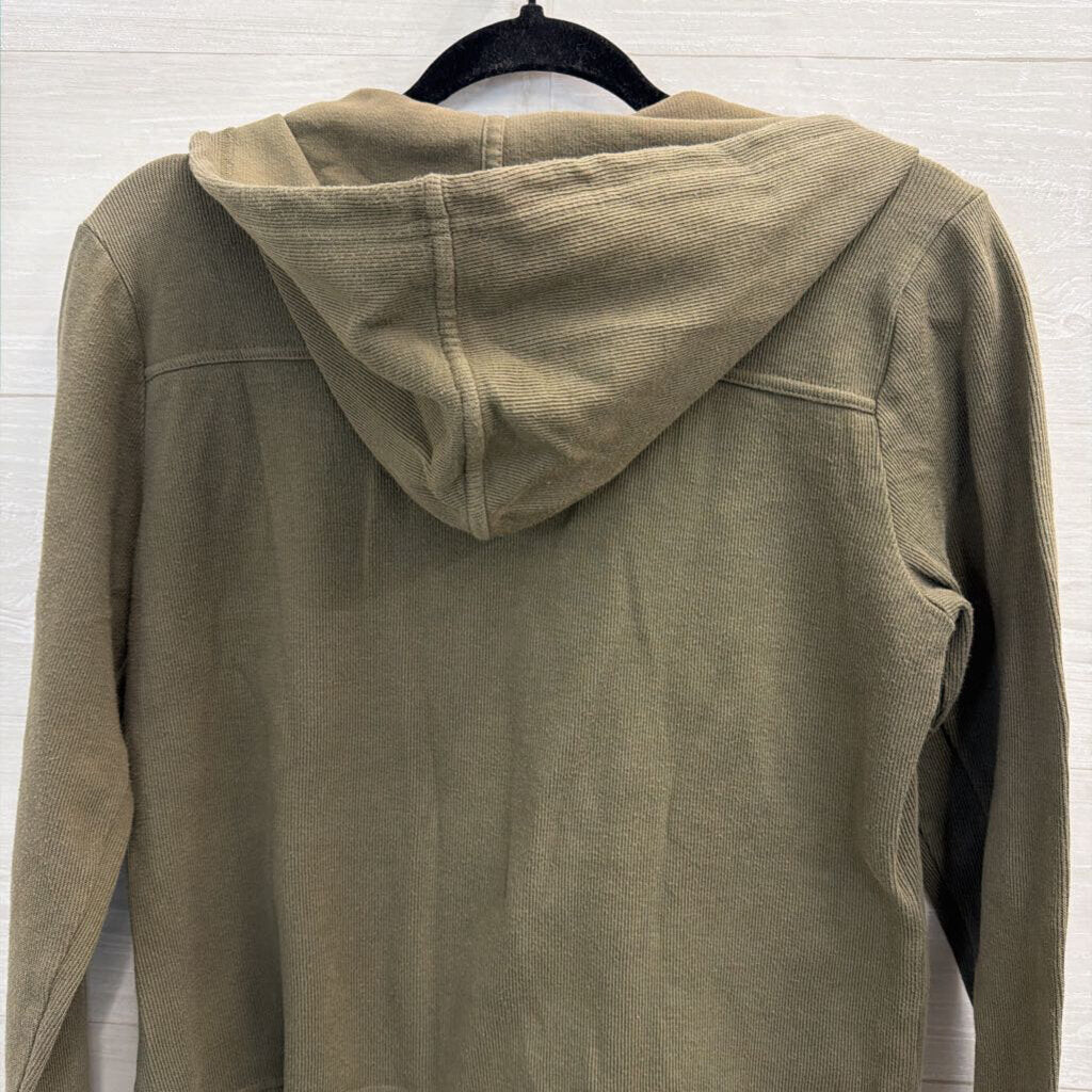 Lauren Ralph Lauren Olive Green Jacket Gold Buttons Medium Petite