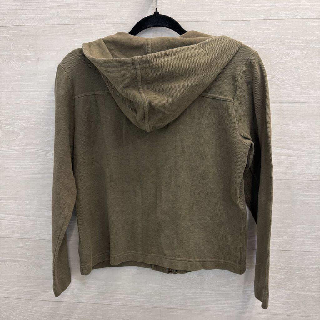 Lauren Ralph Lauren Olive Green Jacket Gold Buttons Medium Petite