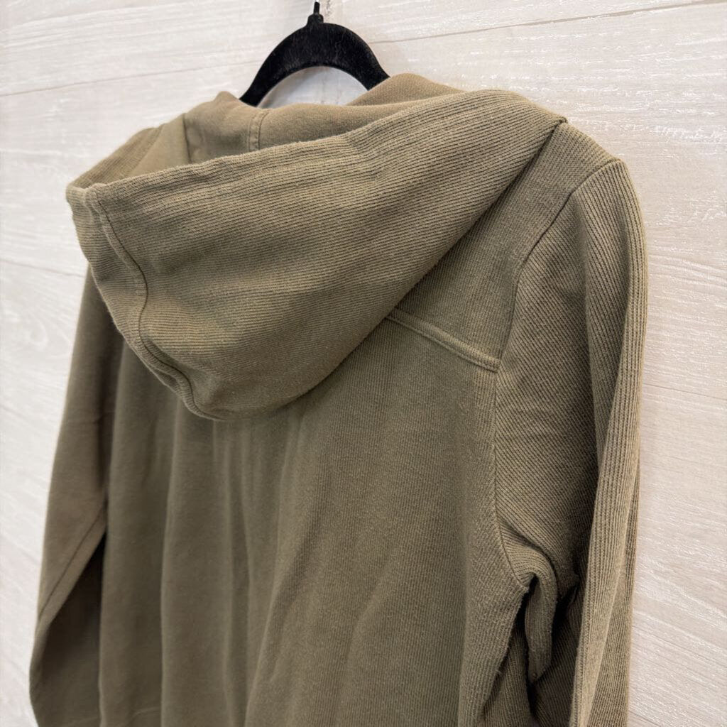 Lauren Ralph Lauren Olive Green Jacket Gold Buttons Medium Petite