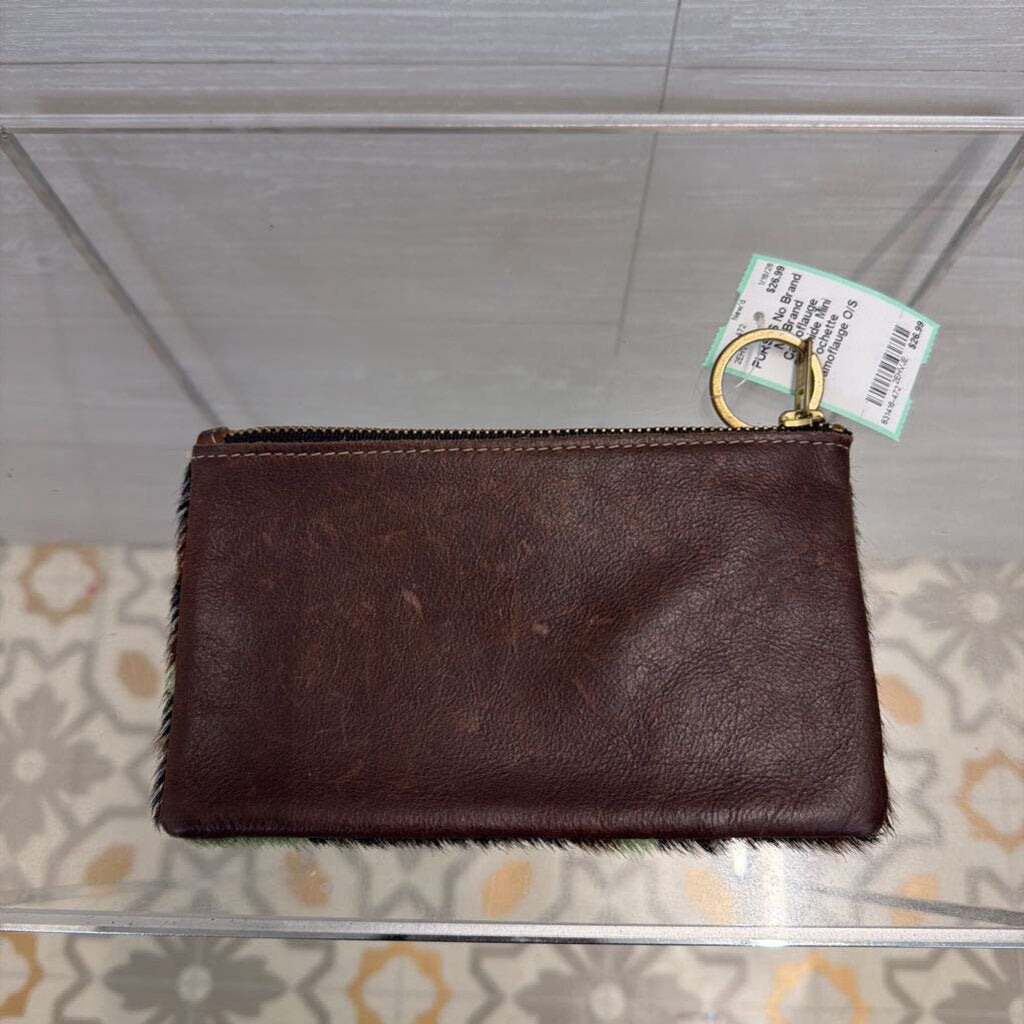 No Brand Camoflauge Cowhide Mini Pochette