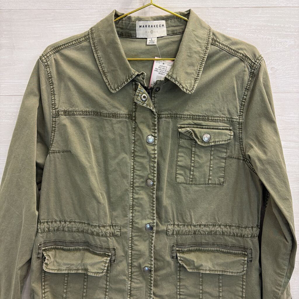 Marrakech Green Utility Jacket Large