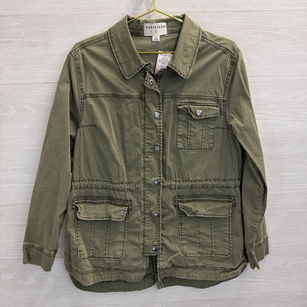Marrakech Green Utility Jacket Large