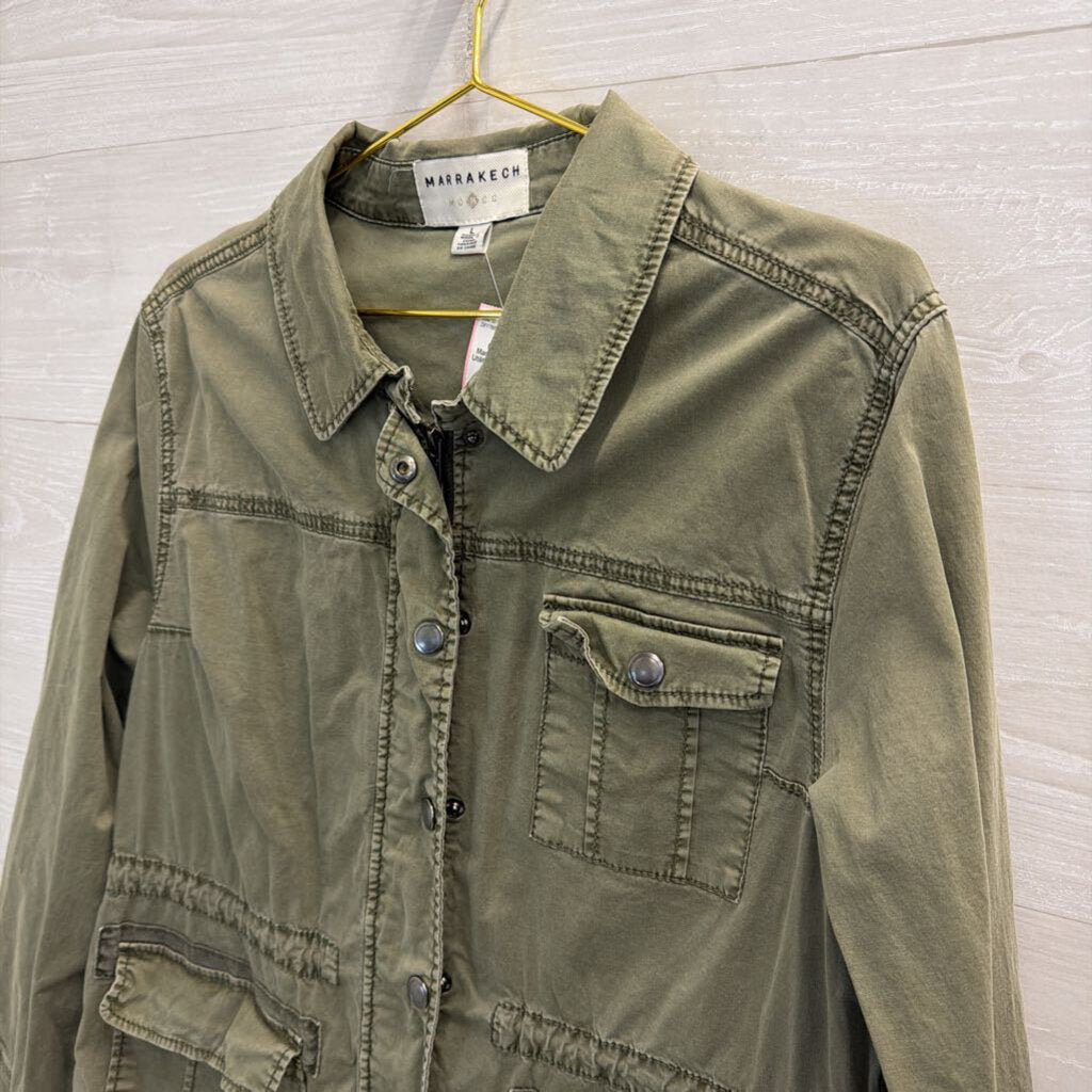 Marrakech Green Utility Jacket Large