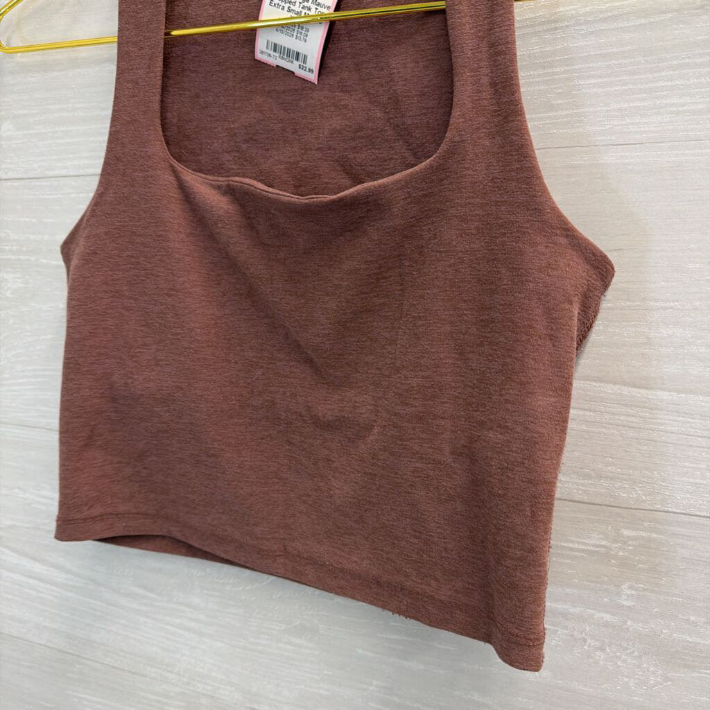 Beyond Yoga Mauve Cropped Tank Top Extra Small