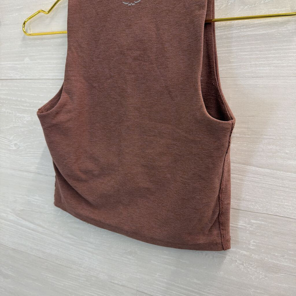 Beyond Yoga Mauve Cropped Tank Top Extra Small