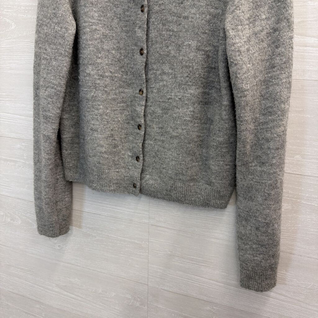 H&M Grey Soft Cardigan Sweater Medium