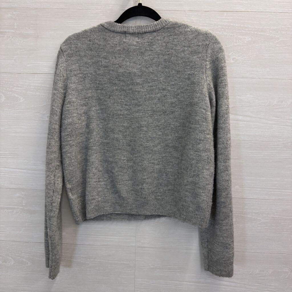 H&M Grey Soft Cardigan Sweater Medium
