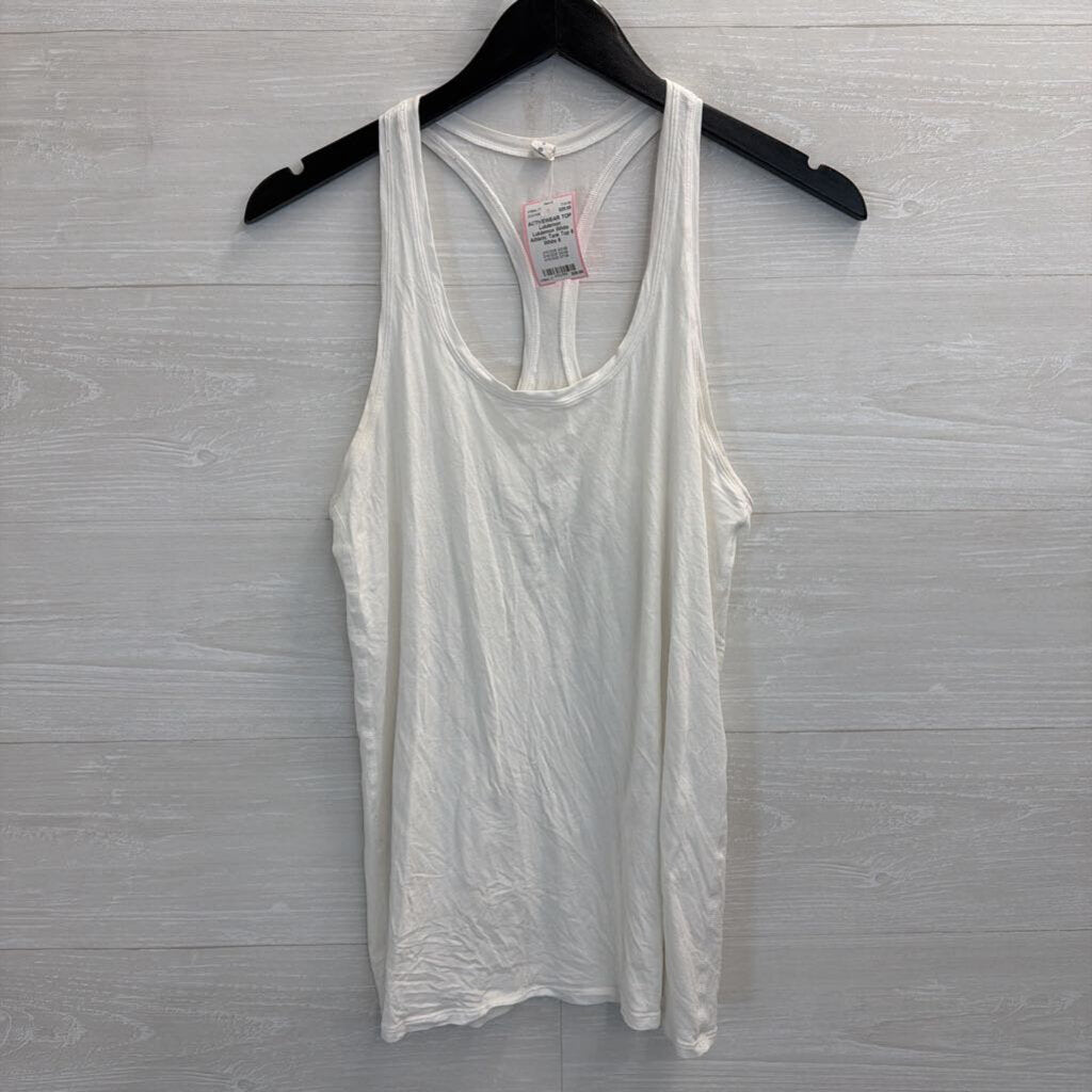 Lululemon White Athletic Tank Top 6