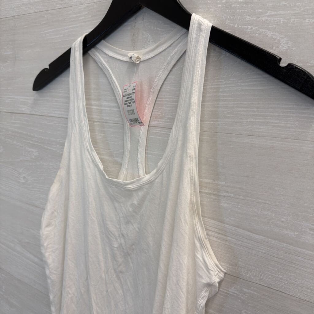 Lululemon White Athletic Tank Top 6