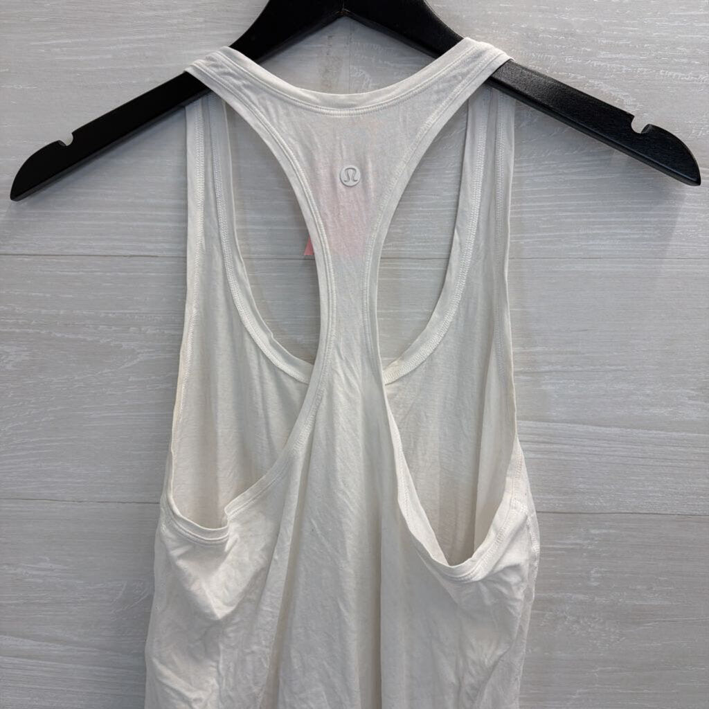 Lululemon White Athletic Tank Top 6