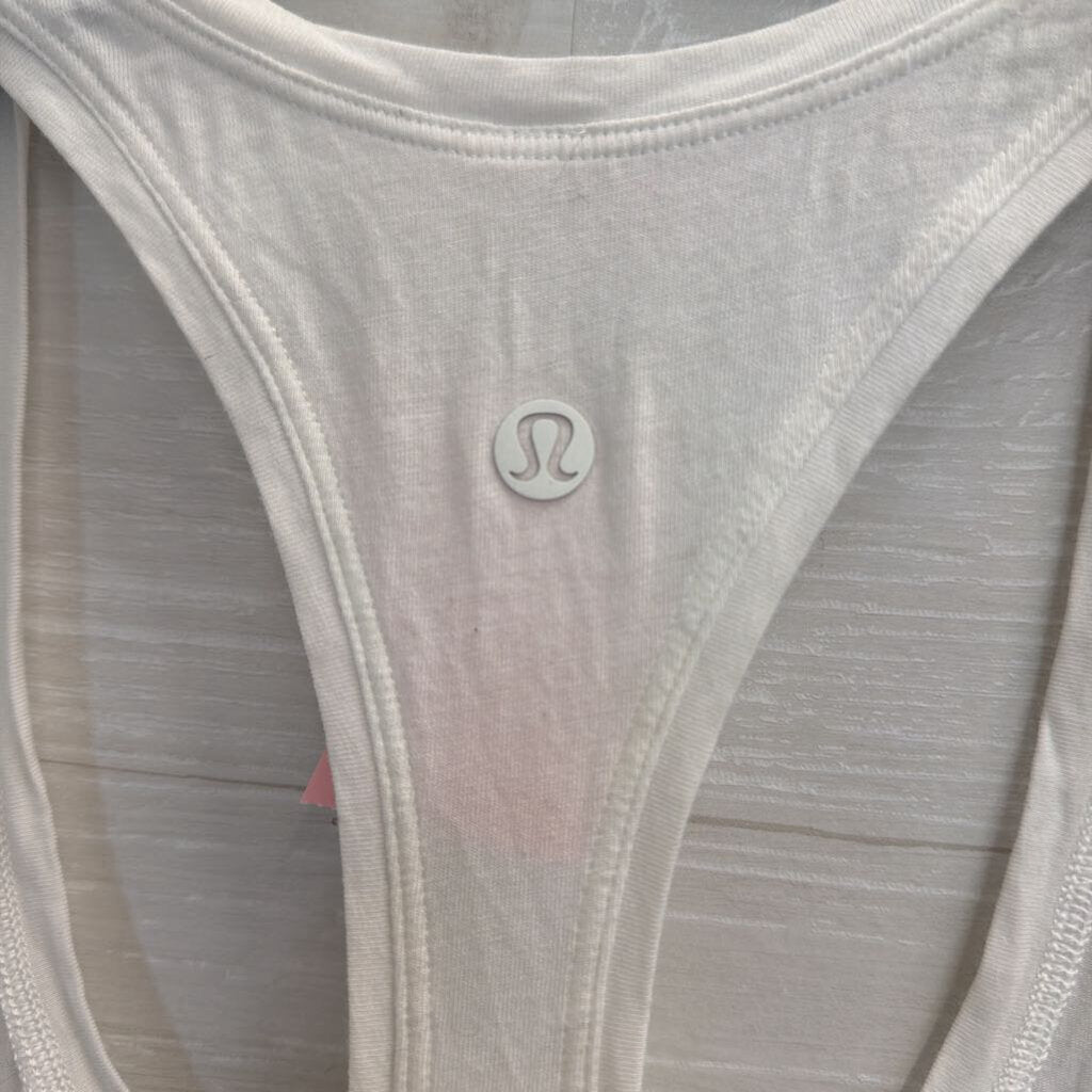 Lululemon White Athletic Tank Top 6