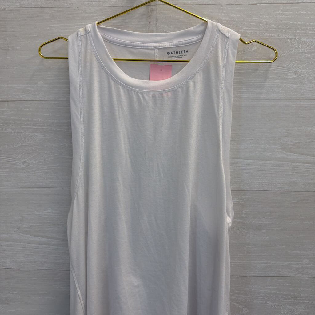 Athleta White Athletic Tank Top Medium
