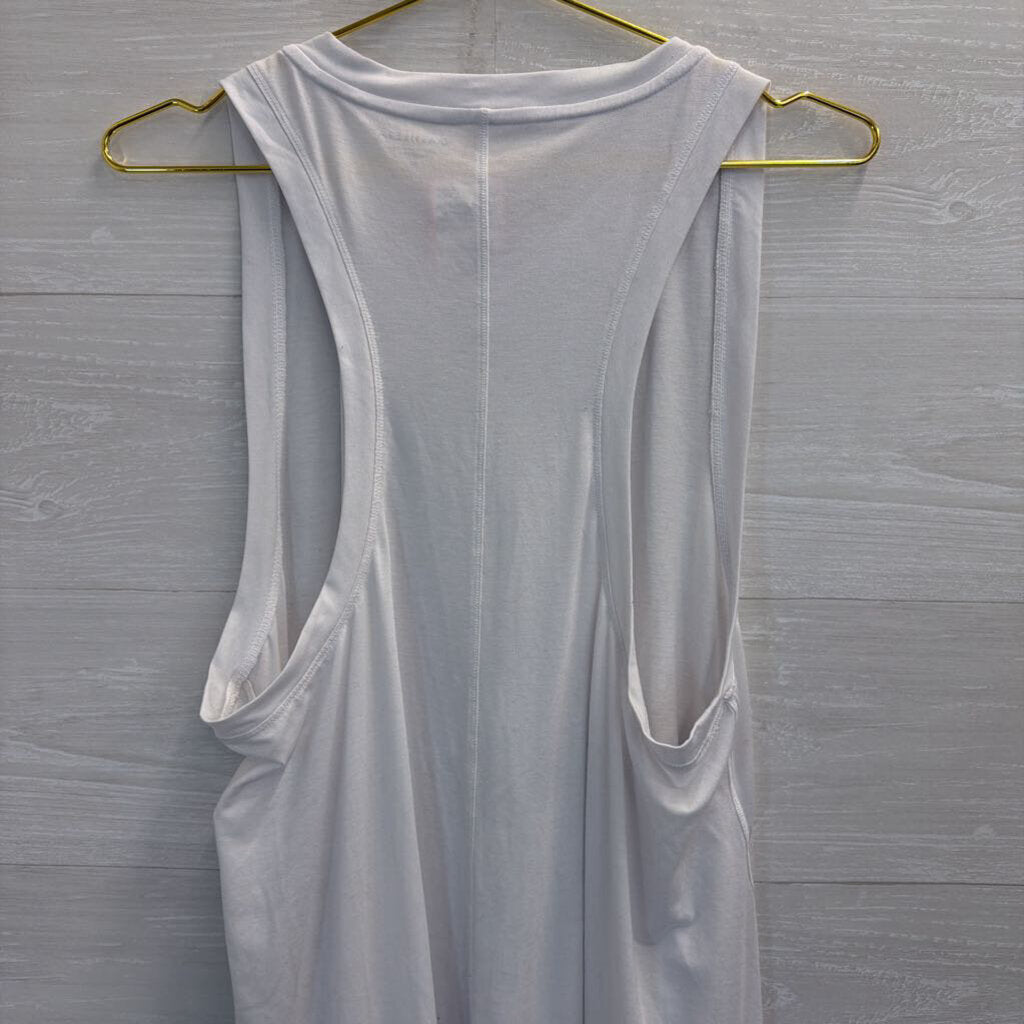 Athleta White Athletic Tank Top Medium