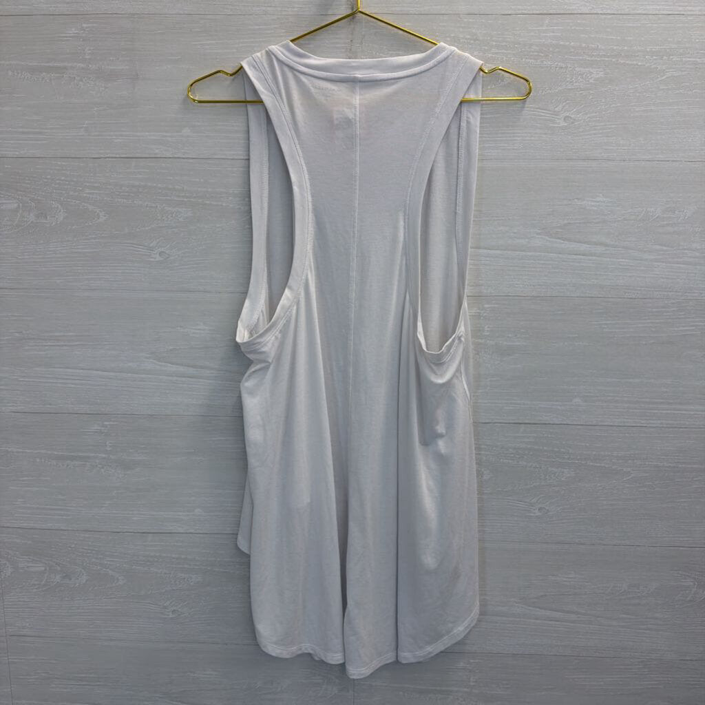 Athleta White Athletic Tank Top Medium