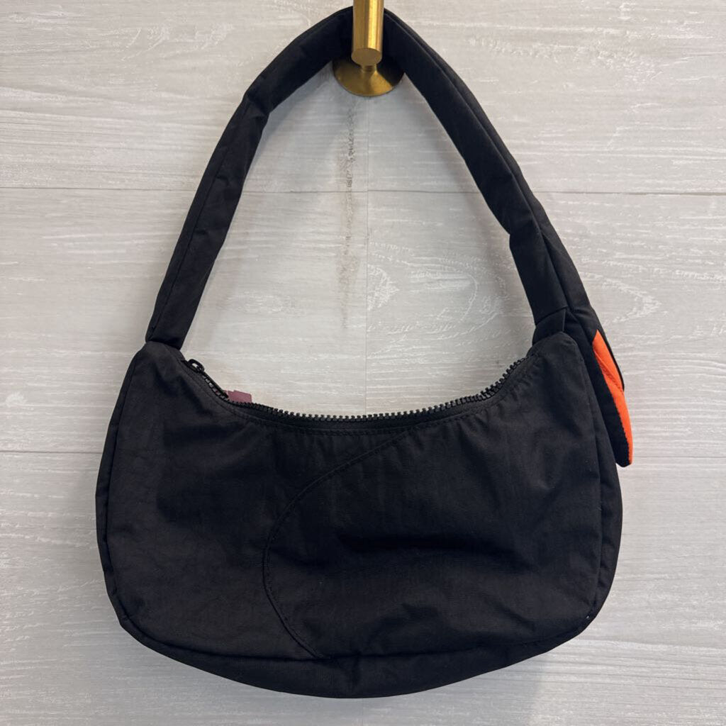 Baggu Black/ Orange Detail Swan Purse
