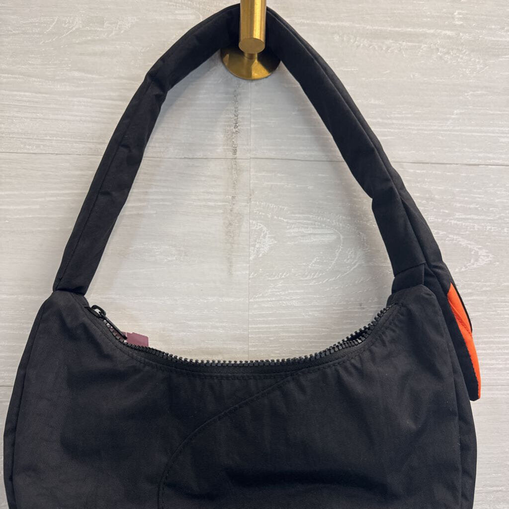 Baggu Black/ Orange Detail Swan Purse