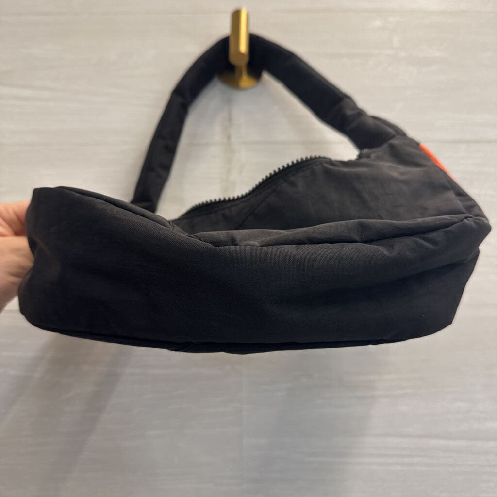 Baggu Black/ Orange Detail Swan Purse