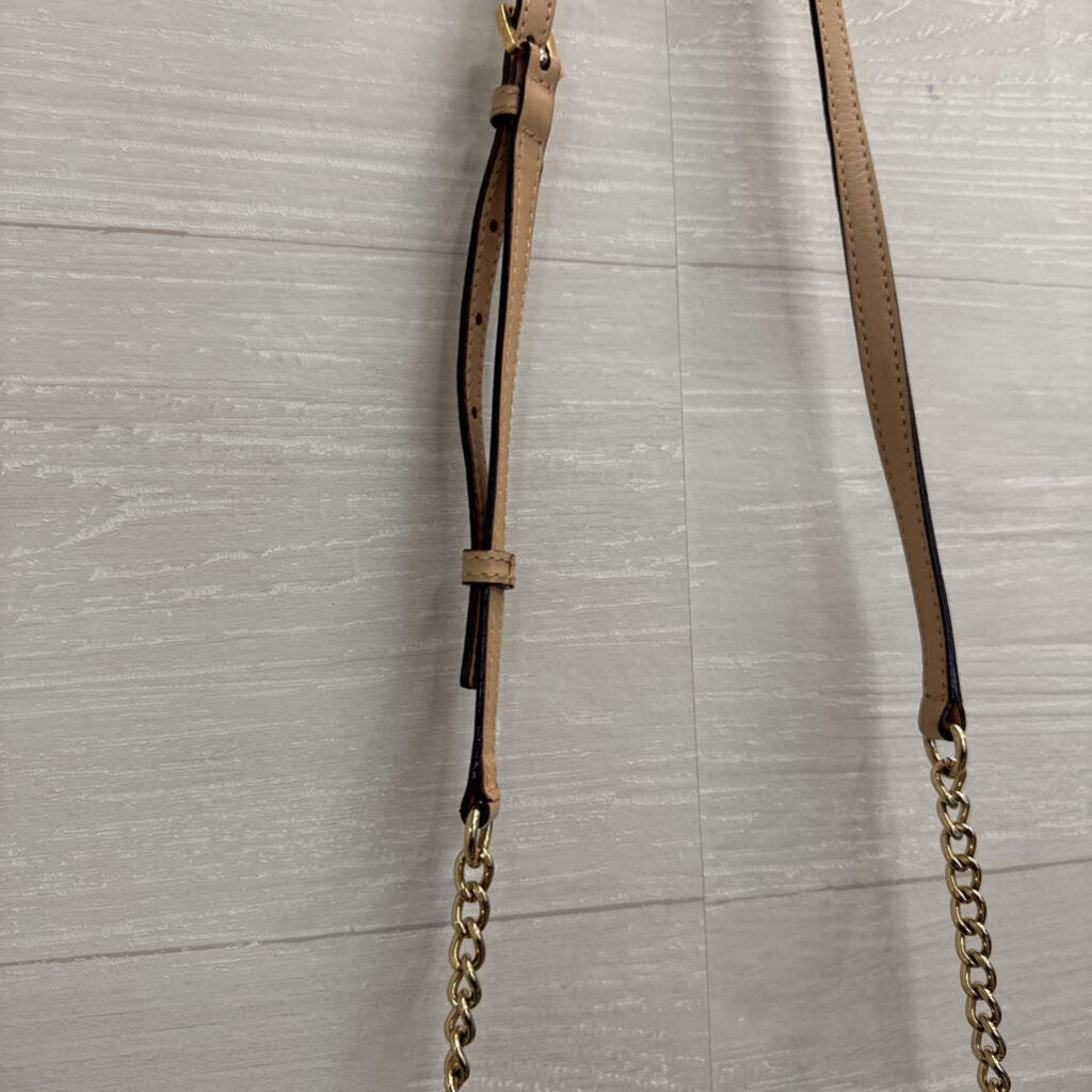 Michael Kors Brown Jet Set Signature Convertible Phone Crossbody Purse/ Wallet