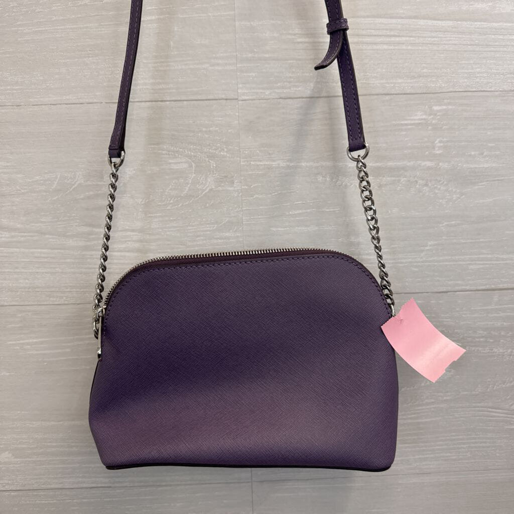 Michael Kors Purple Cindy Dome Crossbody Purse