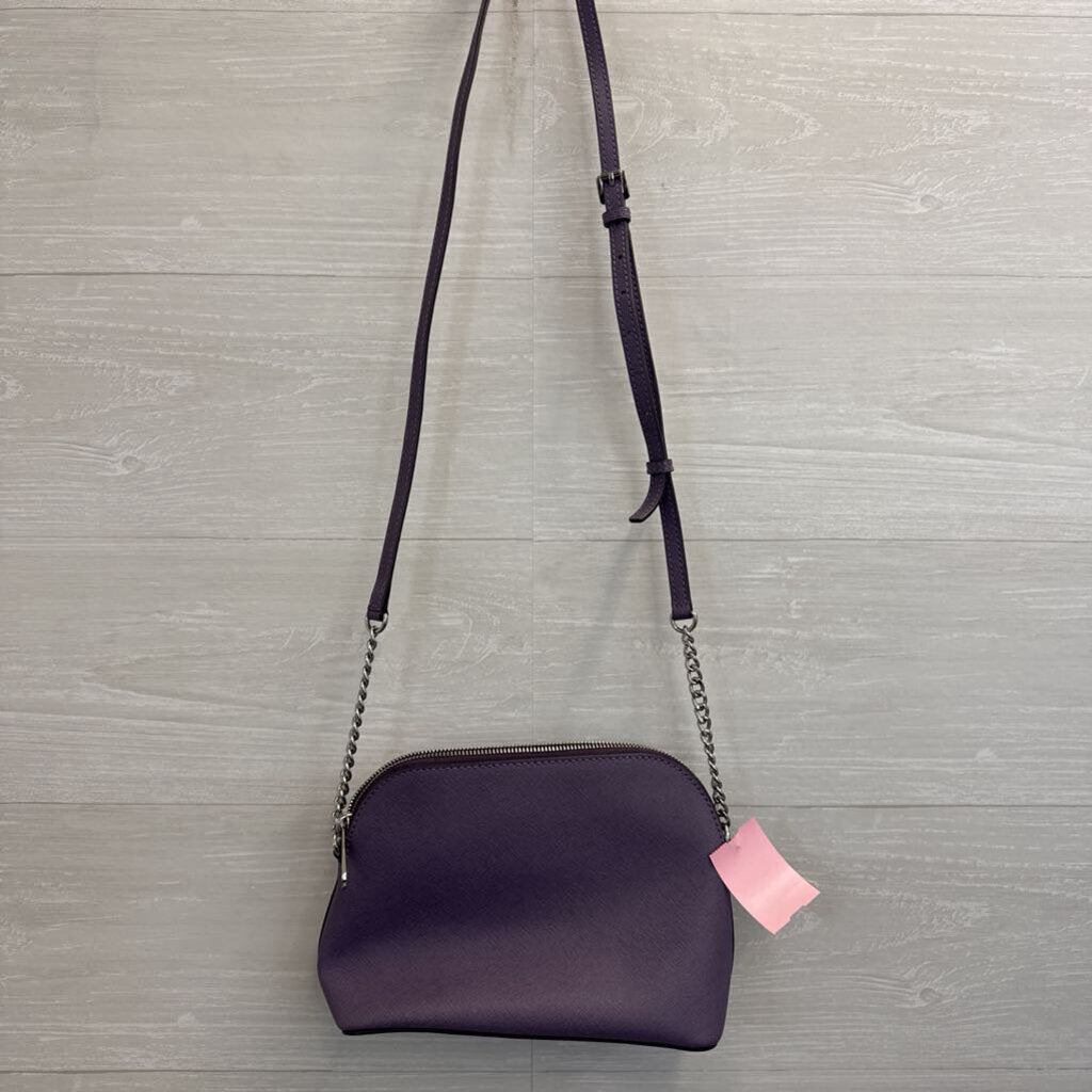 Michael Kors Purple Cindy Dome Crossbody Purse