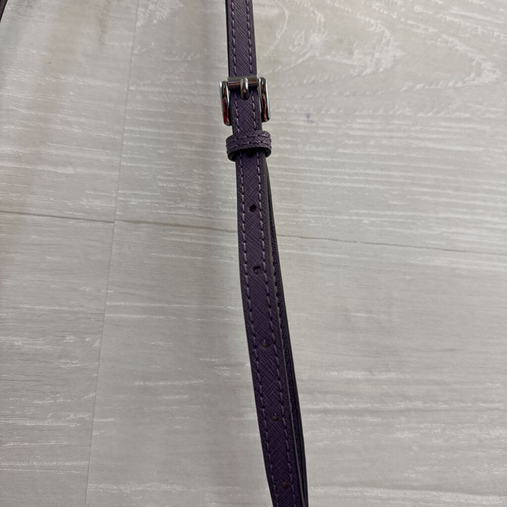 Michael Kors Purple Cindy Dome Crossbody Purse