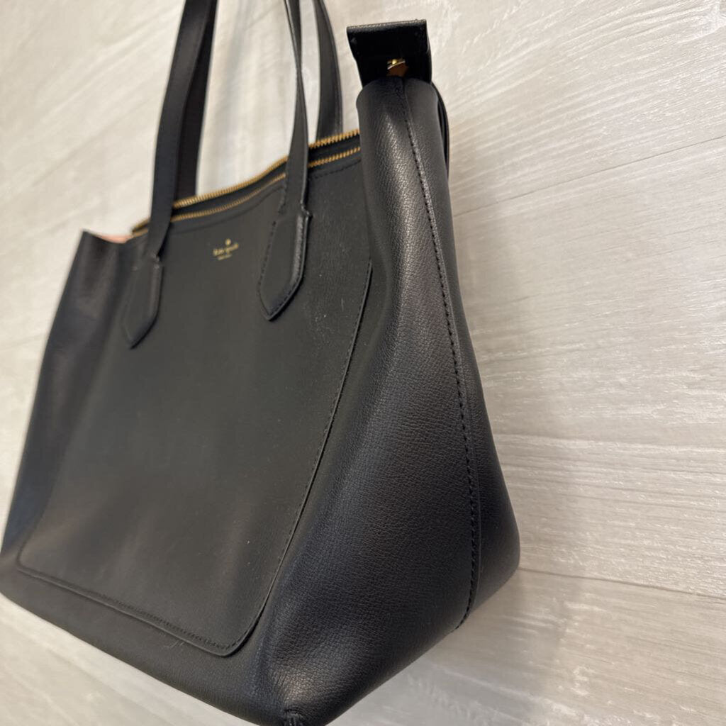 Kate Spade Black Leather Schuyler Tote Purse