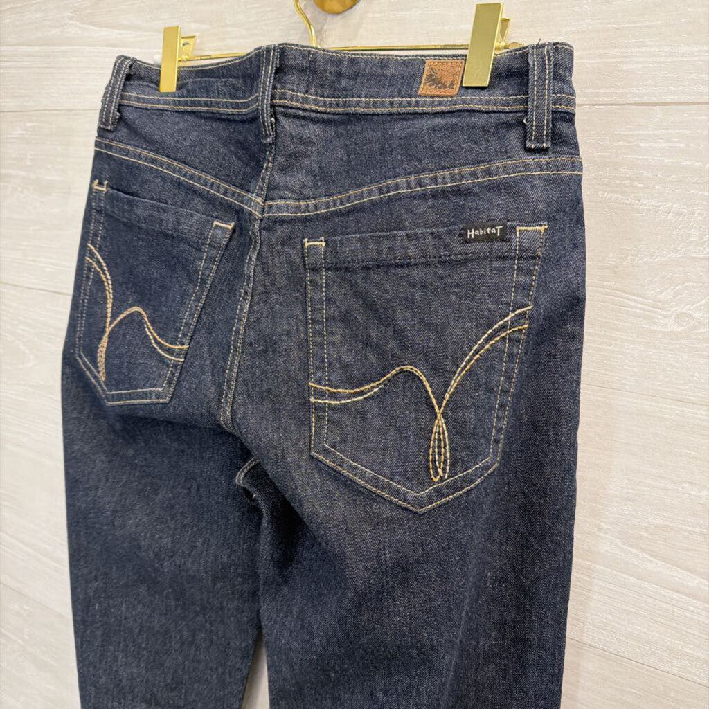 Habitat Dark Wash Wide Leg Jeans 8