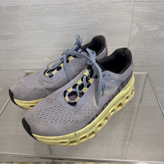 On Cloud Blue/ Lime Cloudmonster Running Sneakers 7