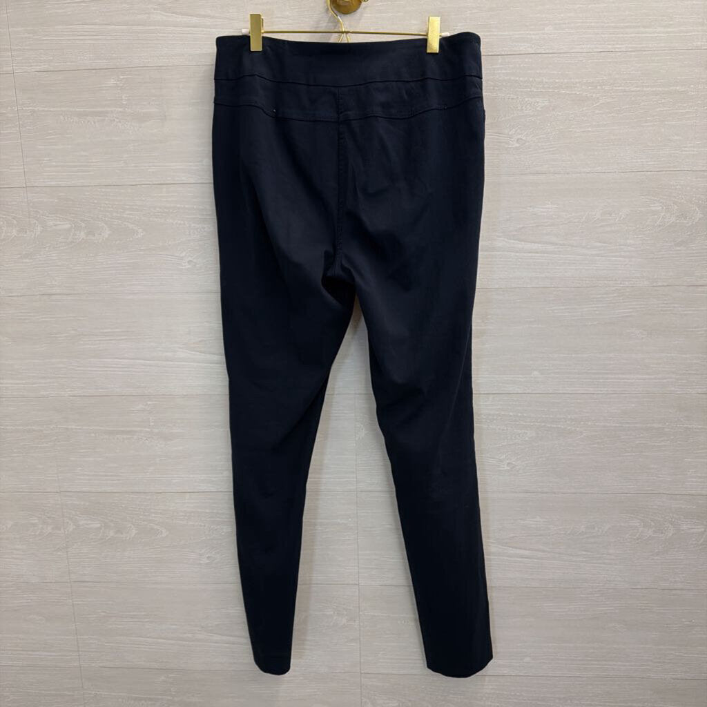 Thin Her Navy Straight Leg Pull On Pants 12