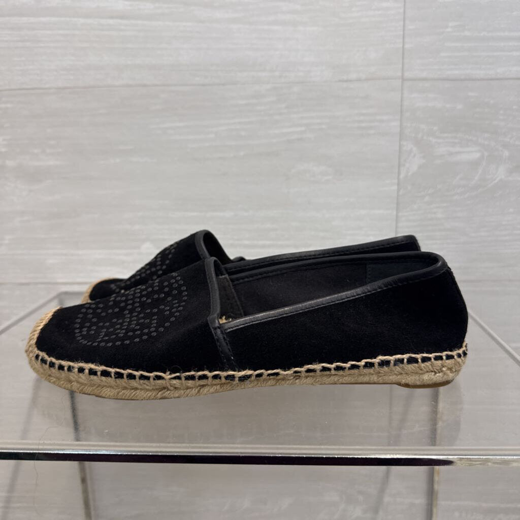 Tory Burch Black Kirby Suede Mini Stud Flats 7